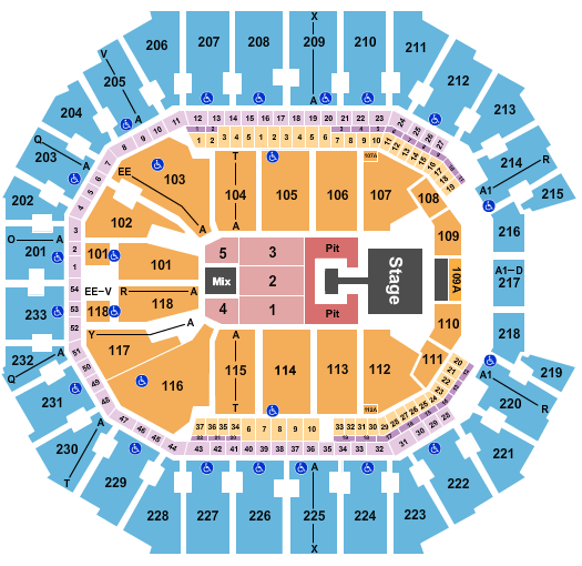 Spectrum Center Demi Lovato Seating Chart